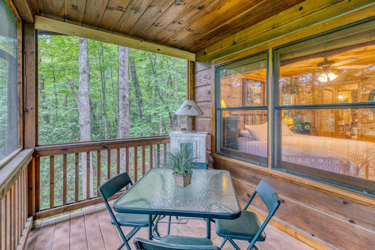 Secluded Sunrise Ridge-10 Min From Blue Ridge, King Beds, Hot Tub, 2 Porches, Fireplace Wood Burning, Mountain View, Cozy Luaran gambar