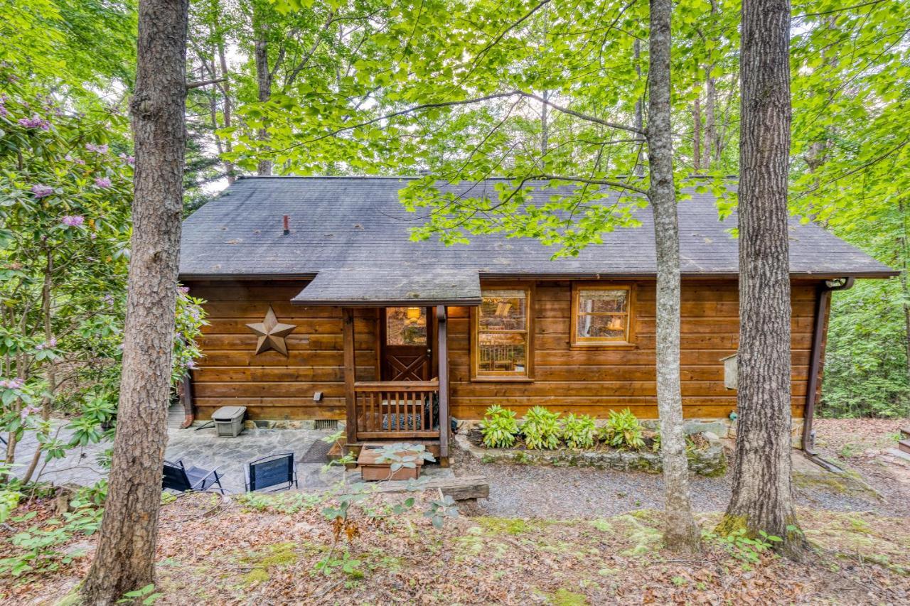 Secluded Sunrise Ridge-10 Min From Blue Ridge, King Beds, Hot Tub, 2 Porches, Fireplace Wood Burning, Mountain View, Cozy Luaran gambar